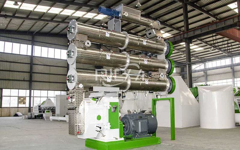 5 T/H Sinking Fish Feed Pellet Manufacturing System Project