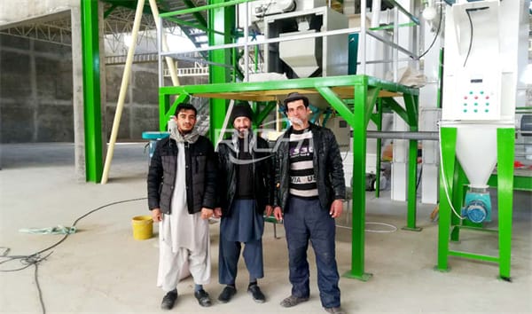 Complete poultry pellet feed plant in Afghanistan