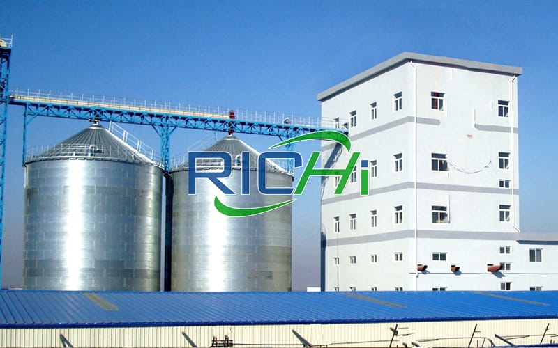 45 tons per hour cattle and poultry feed pellet production line
