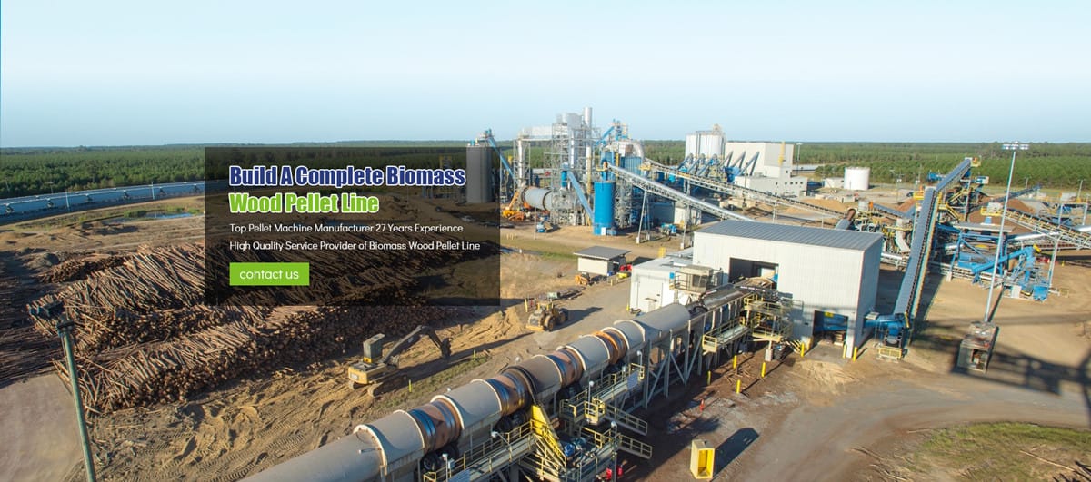 Complete biomass pellet production line for sale