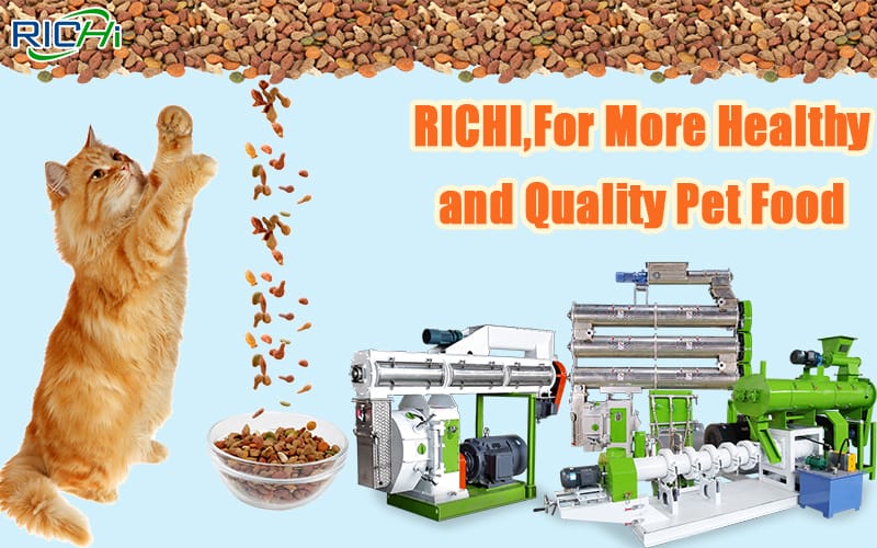 1ton/hour pet food pellet production line