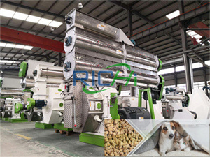 Pet feed pelletizer machine for pelleted dog food