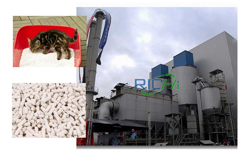 Cat litter pelletizer machine for pelletized bedding