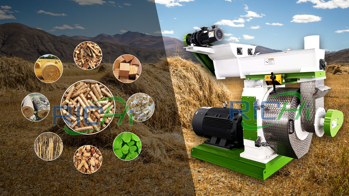 how does a wood pellet machine work