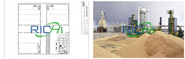 6T/H complete biomass pellet plant for wood and straw