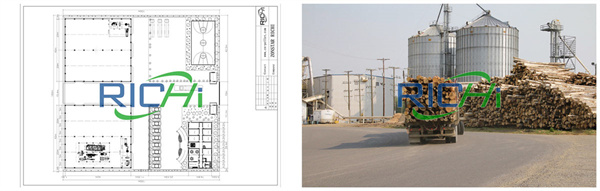 4T/H easy to handle stable performance wood pellet manufacturing plant