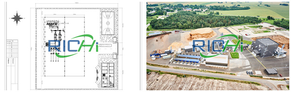 400KG/H small wood pellet plant design and required equipment