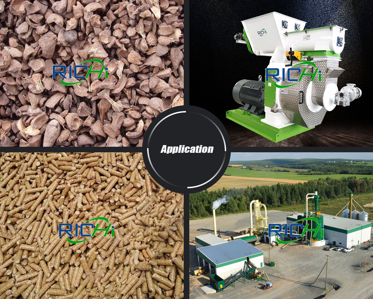 palm shells pellet machine for sale