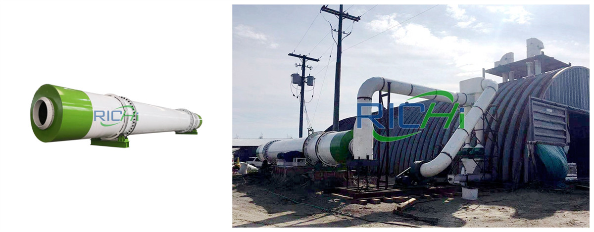 biomass sawdust rotary dryer