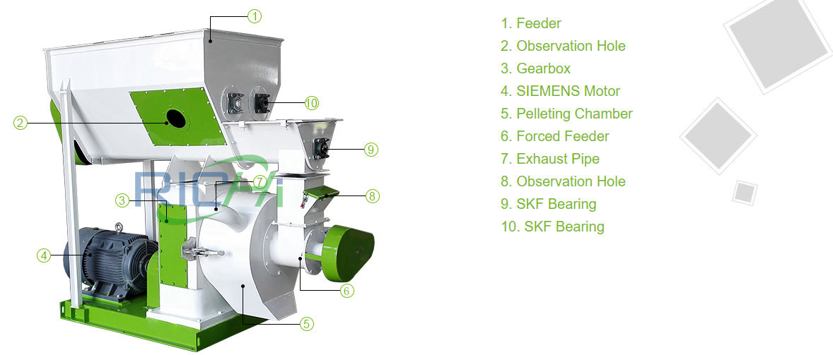 cow dung pellet making machine