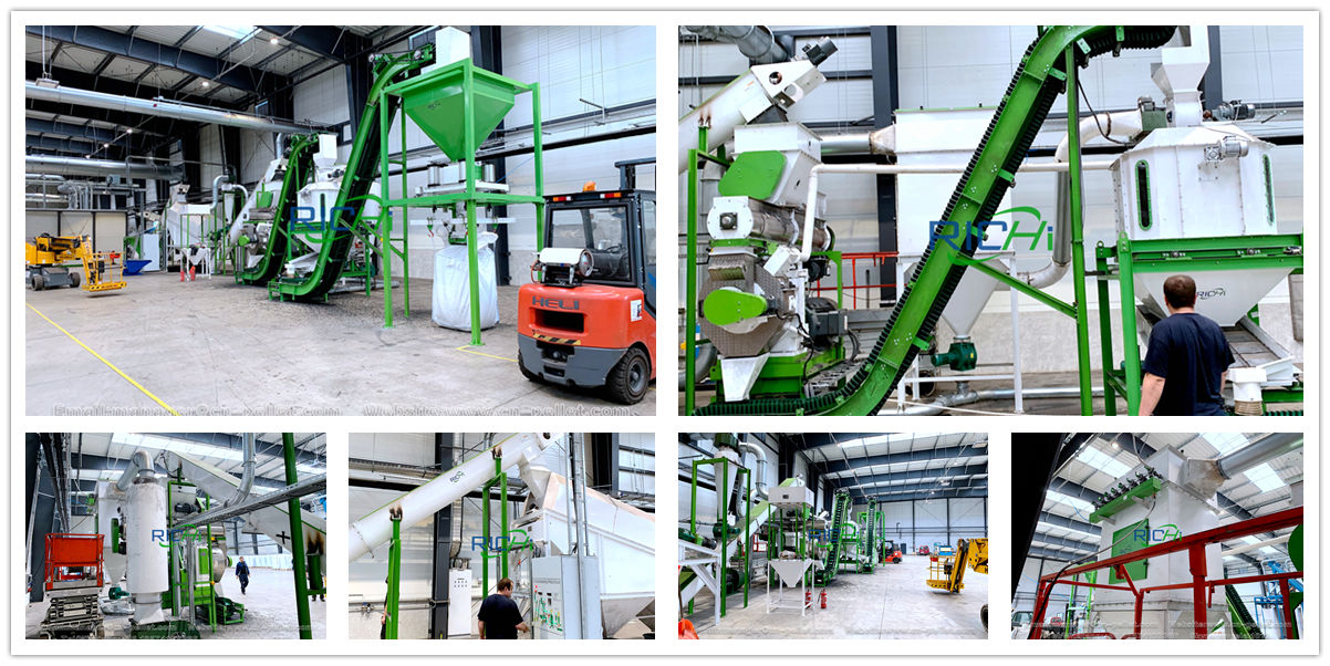 Poland 2-3T/H Waste Tire Fiber Pellet Production Line Project