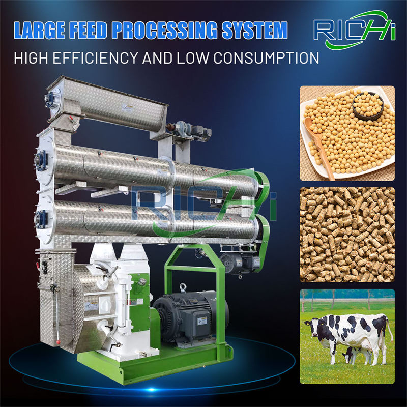 peanut shell straw hay alfalfa lucerne grass pellet machine