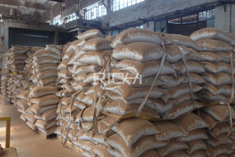 Finished product warehouse of 8-9t/h wood pellet line