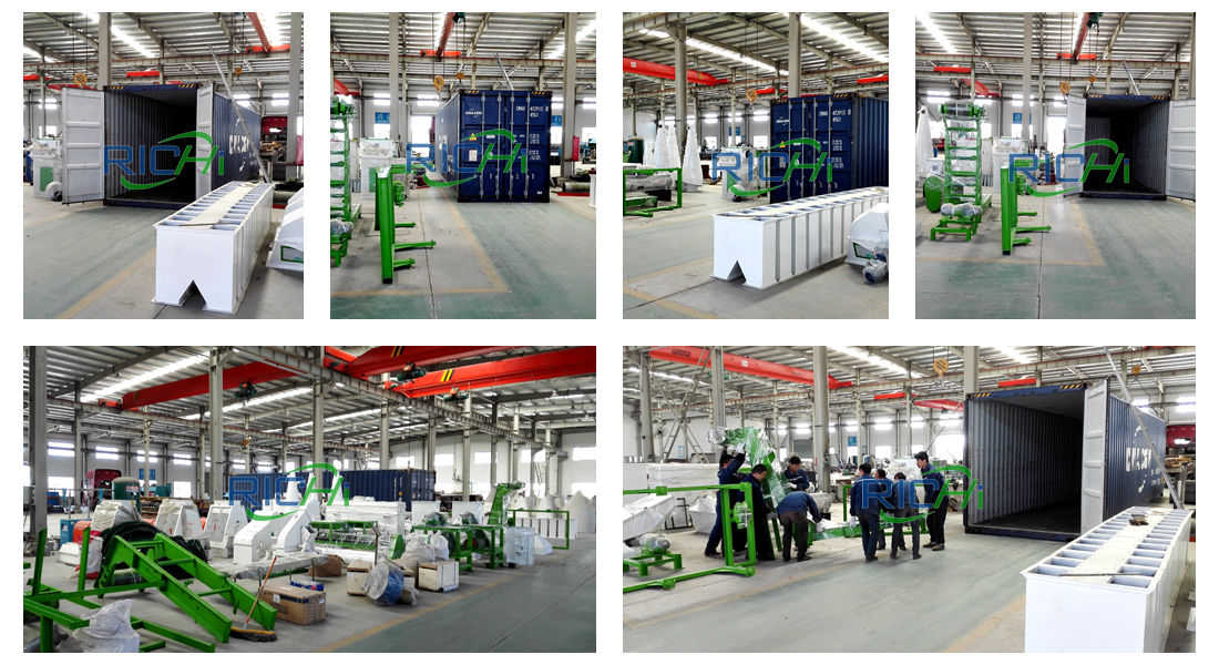 factory offered automatic running wood pellet production line