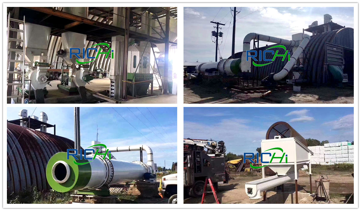 2-3t/h compeltely pellet production line for fuels energy plant project in Canada