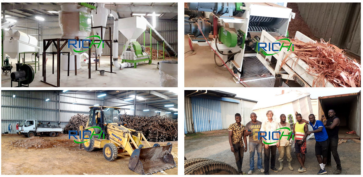 5tph good completely biomass wood pellet plant