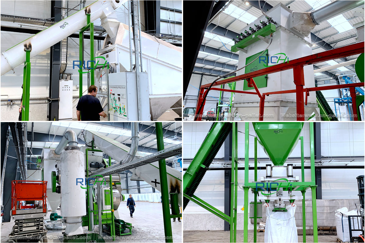 Machinery for ce completely rubber tire pellet mill production line in Poland