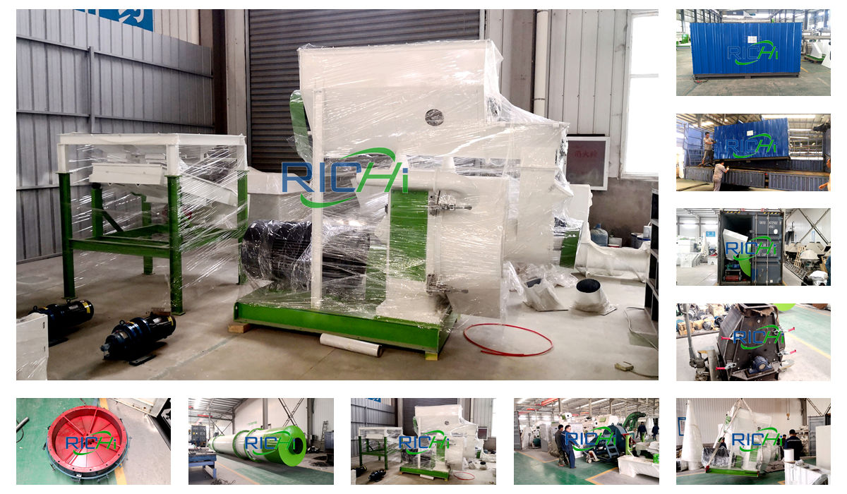 Delivery site of Mexico 10tph wood pellet production line for energy pellets