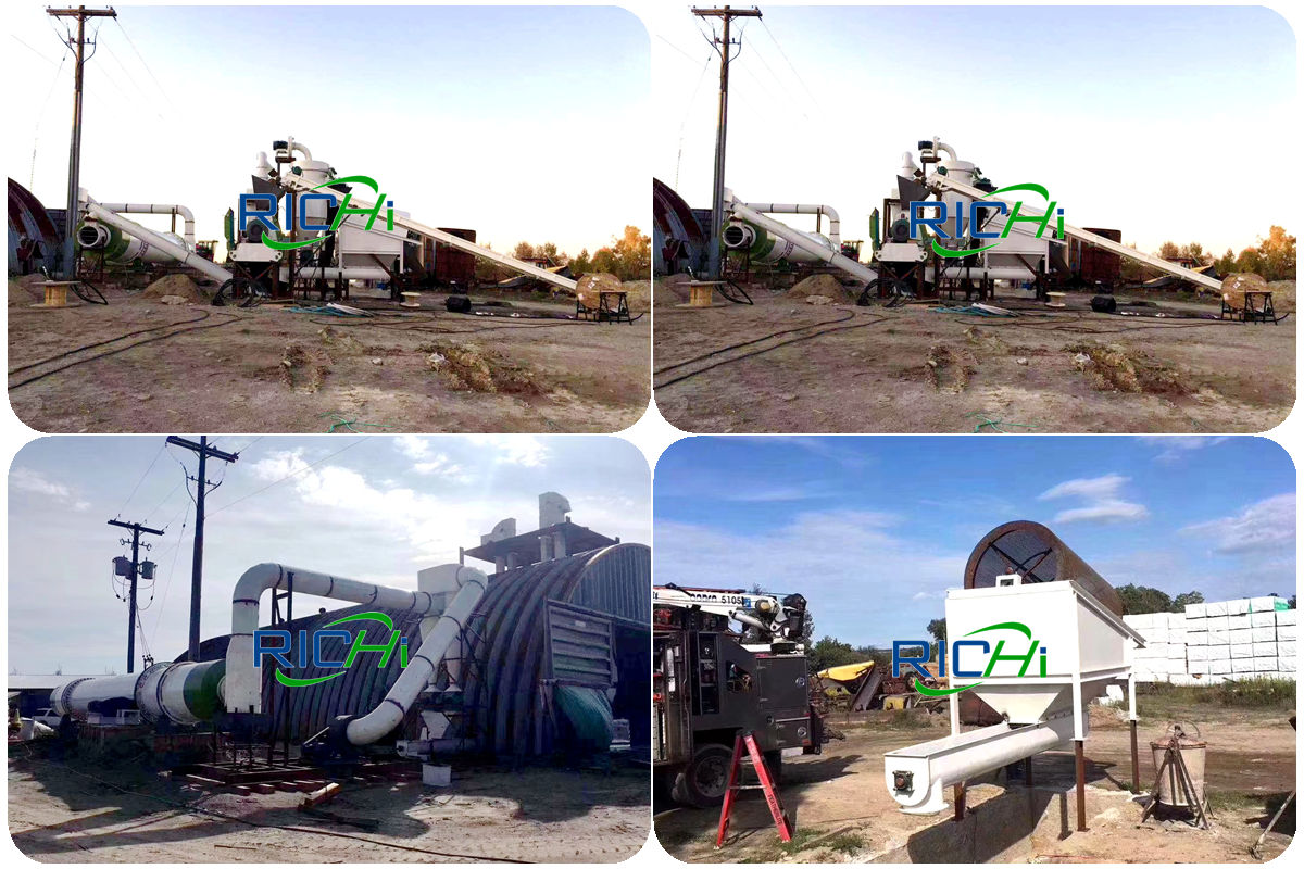 Organic fertilizer pellet manufacturing process 