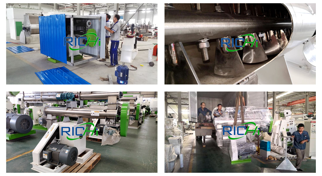 Fertilizer pellet machine delivery