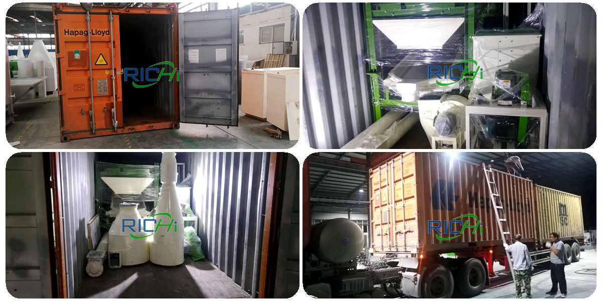 Whole 1-2t/h chicken feed milling machine delivery
