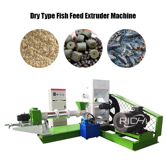 Dry Type Fish Feed Extruder Machine