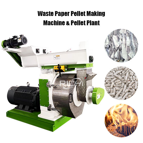 Waste Paper Pellet Making Machine & Pellet Plant