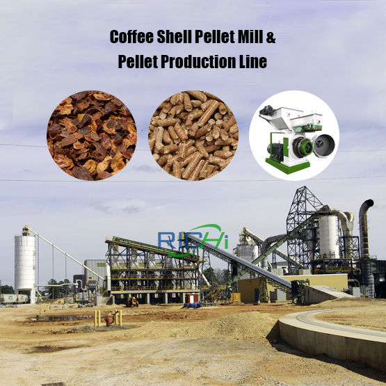 Coffee Shell Pellet Mill & Pellet Production Line