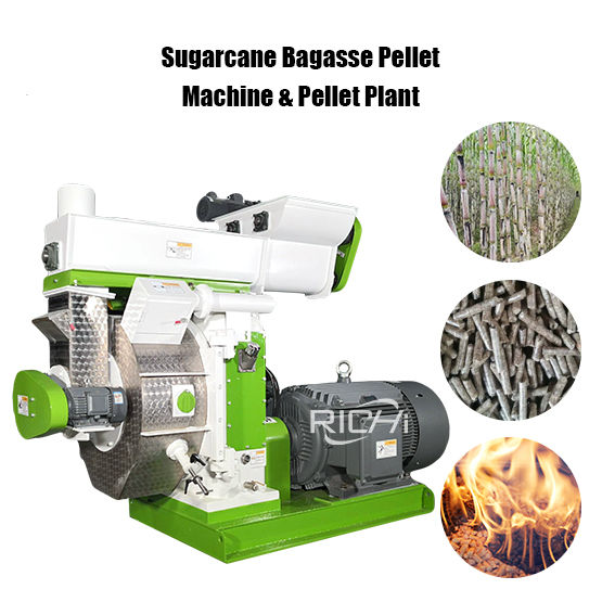 Sugarcane Bagasse Pellet Machine & Pellet Plant