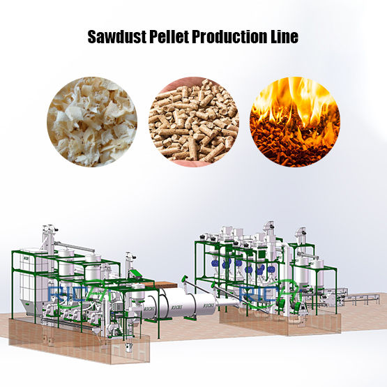 Sawdust Pellet Production Line