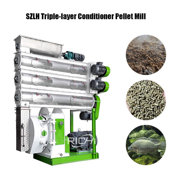 SZLH Triple-layer Conditioner Pellet Mill