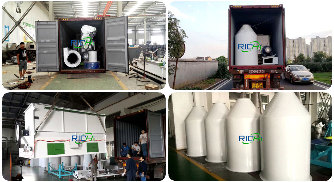 Indonesia 3-5t/h cattle and sheep feed plant machinery delivery 
