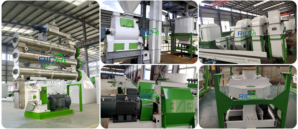 Equipment delivery of fish feed plant production line 5 ton in Uzbekistan