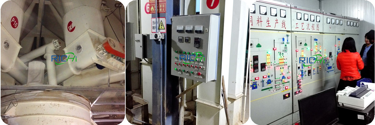 Pellets Packaging section in complete fish feed processing line