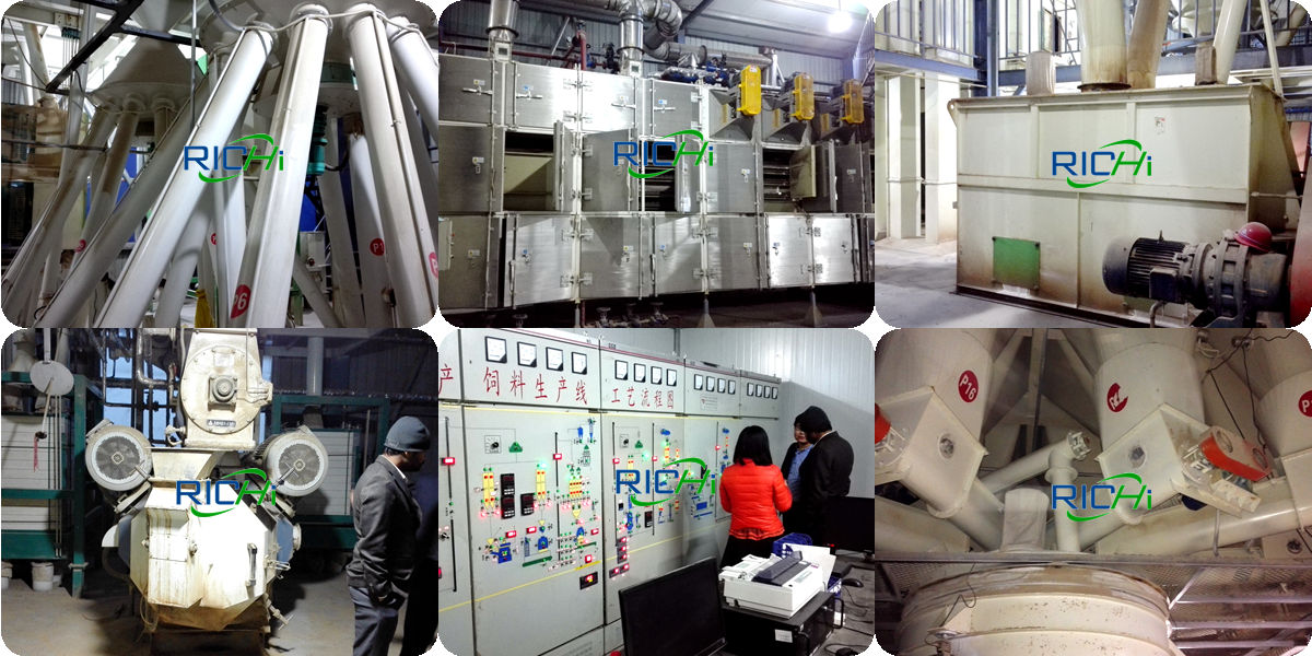 Main automatic fish feed machines of the fully automatic 15t/h integrated fish pellet plant