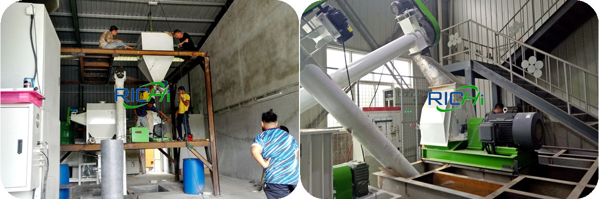 Poultry Chicken Cattle  Mash Feed Mill Machinery