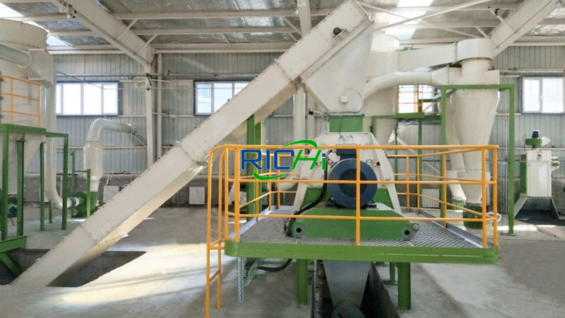 automatic feed milling machine cattle feed line