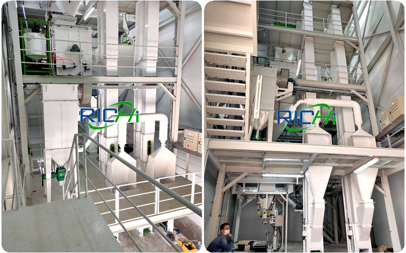 Thailand 10T/H Poultry Premix And Powder Feed Production Line For Animal Feed Premix Company