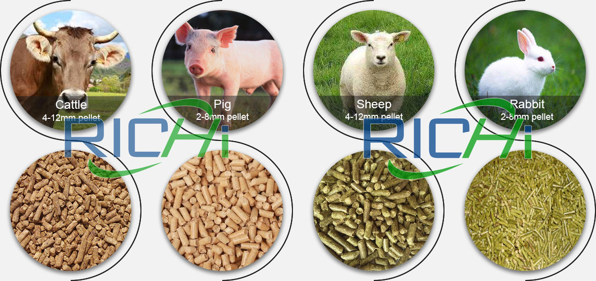 dog chicken cattle goat use food mill animal feed pellet plant