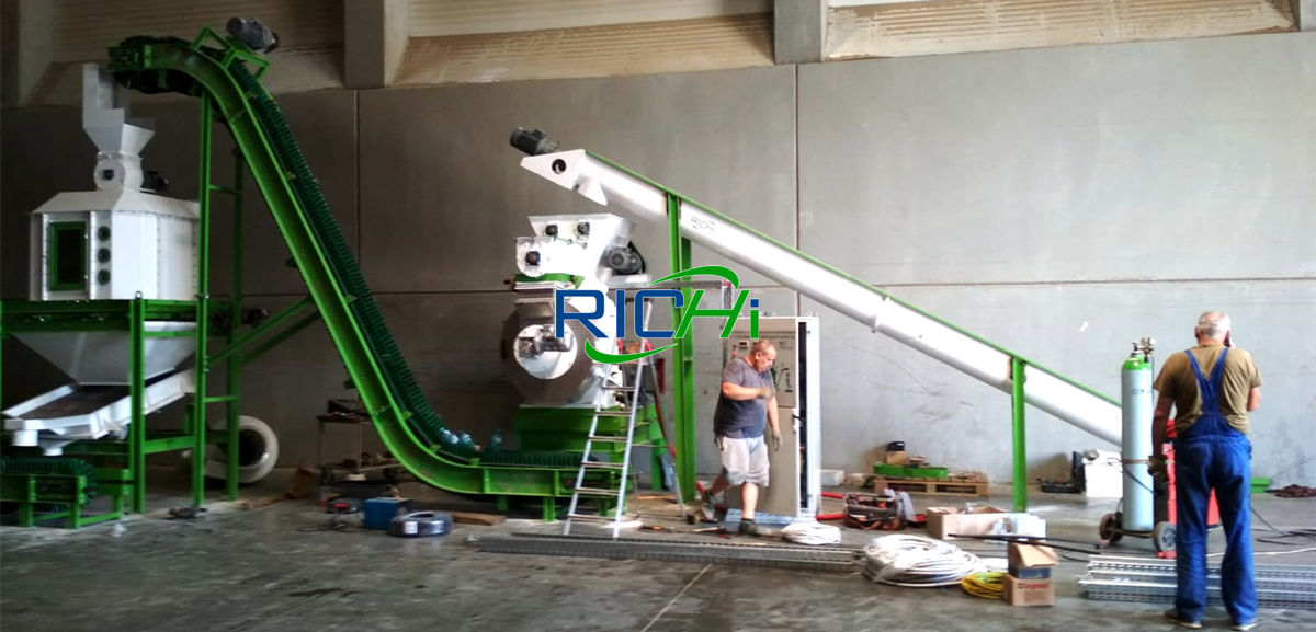 Romania sawdust making machine for wood pellets machine to convert sawdust into pellets