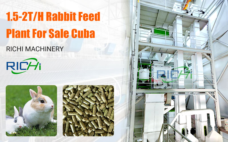 RICHI 1.5-2T/H Rabbit Feed Plant Equipment Successfully Delivered To Cuba