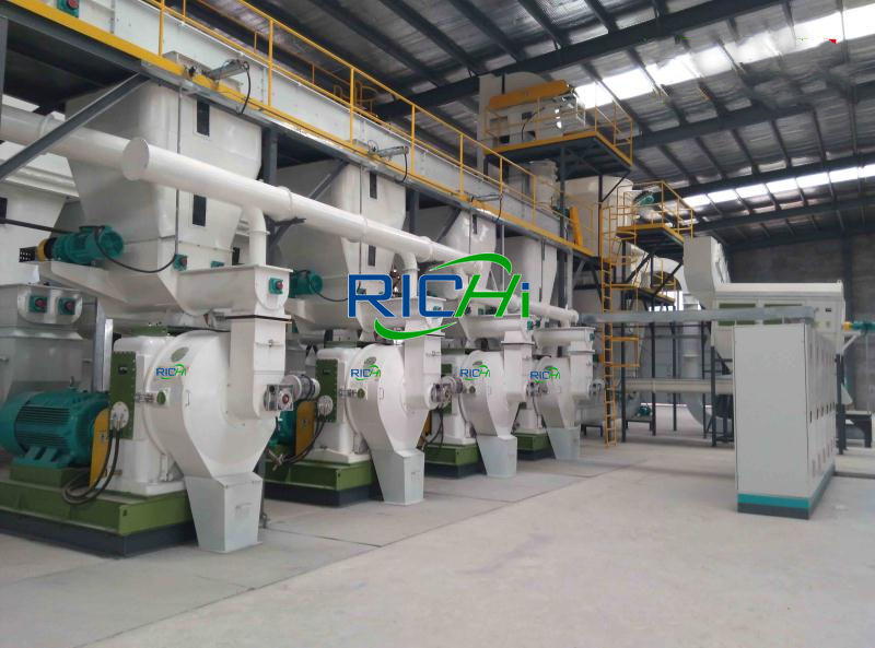 automatic wood pellet production line wood log pellet production line