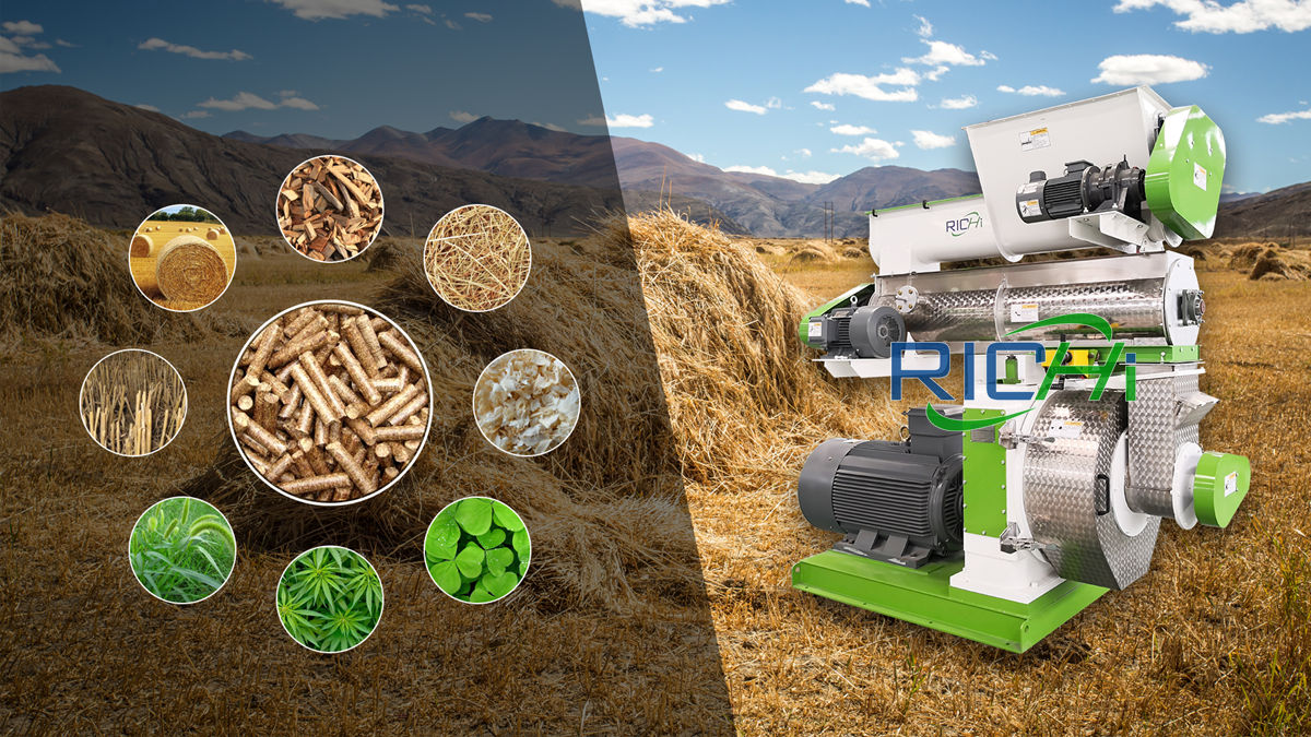 straw pelleter straw peelet machine rice husk sawdust straw granulator wood pellet mill press machine