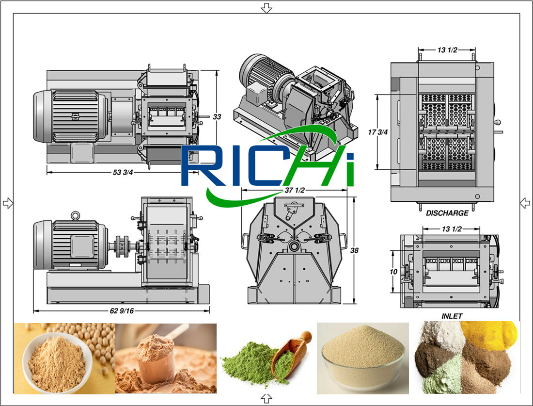 stable design small animal feed grinder Feed processing machine grain wheat corn grinder for animal feed