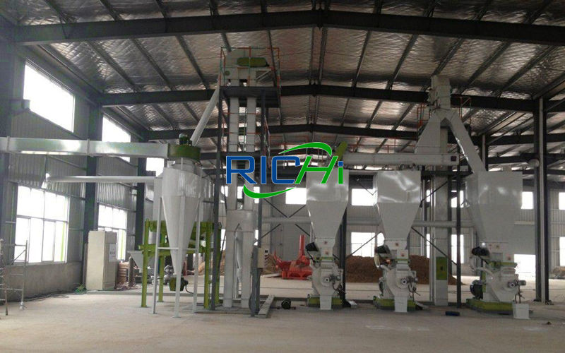 6T/H China Factory Price Straw Wood Pellet Processing Plant For Biomass Fuel Pellets