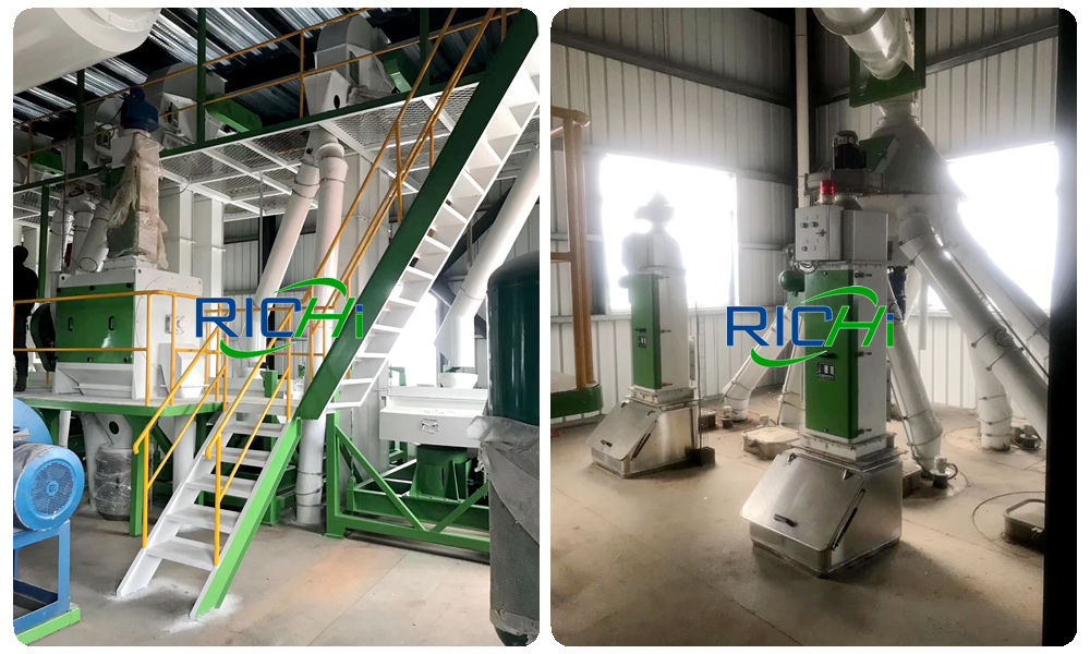main detail of the biggest machine processing animal feed made in italy processing of banana leaf as animal feed
