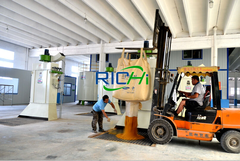 animal feed processing plant in 1000 square meter land commercial compound animal feed processing machine sale