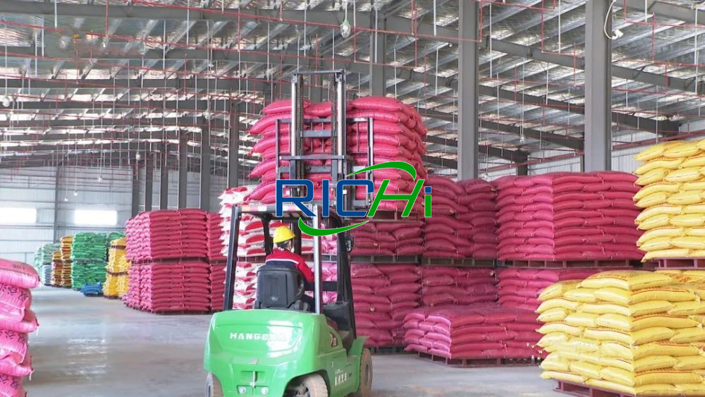 The High Quality Automatic Animal Compound Feed Factory With An Annual Output Of 100,000 Tons Contracted By RICHI Was Put Into Trial Operation