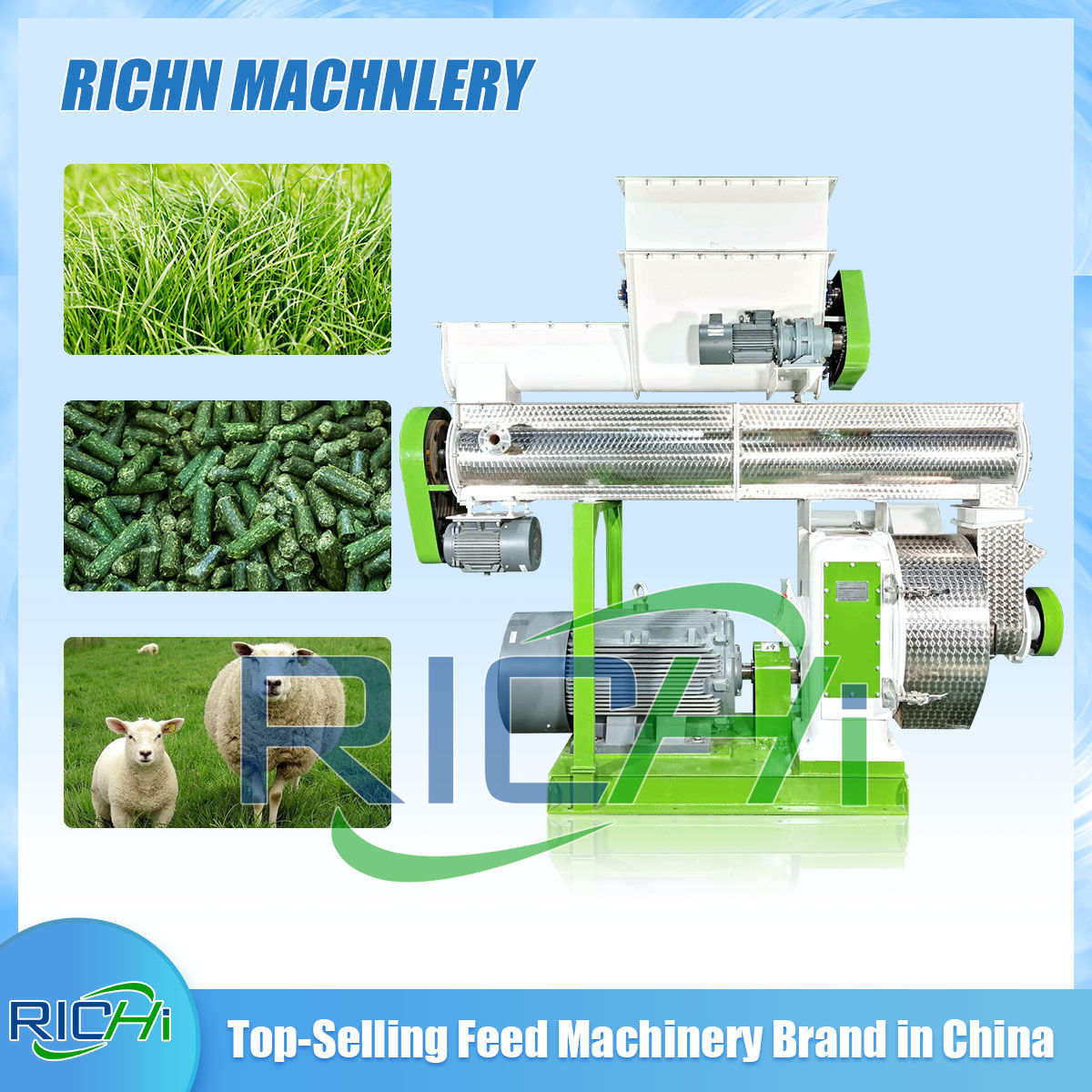 cattle feeding equipment mech pro cattle feed pellet machine colombia