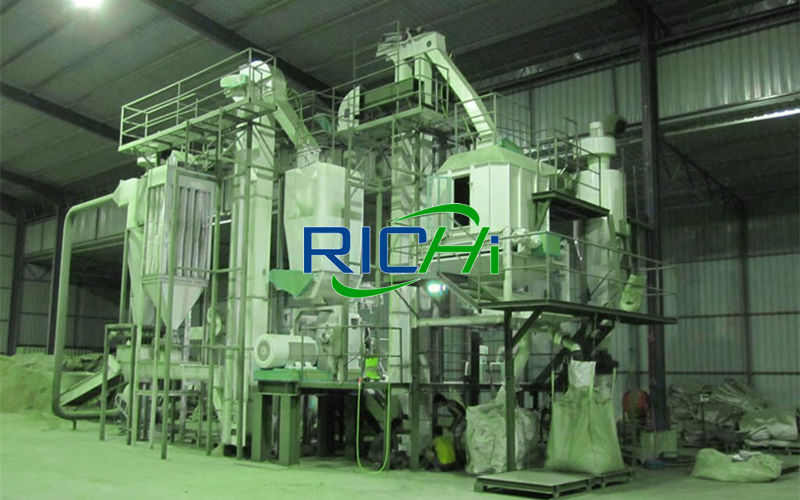 6T/H Renewable Energy Biomass Wood Pellet Mill Plant For Bamboo Wood Pellets Production